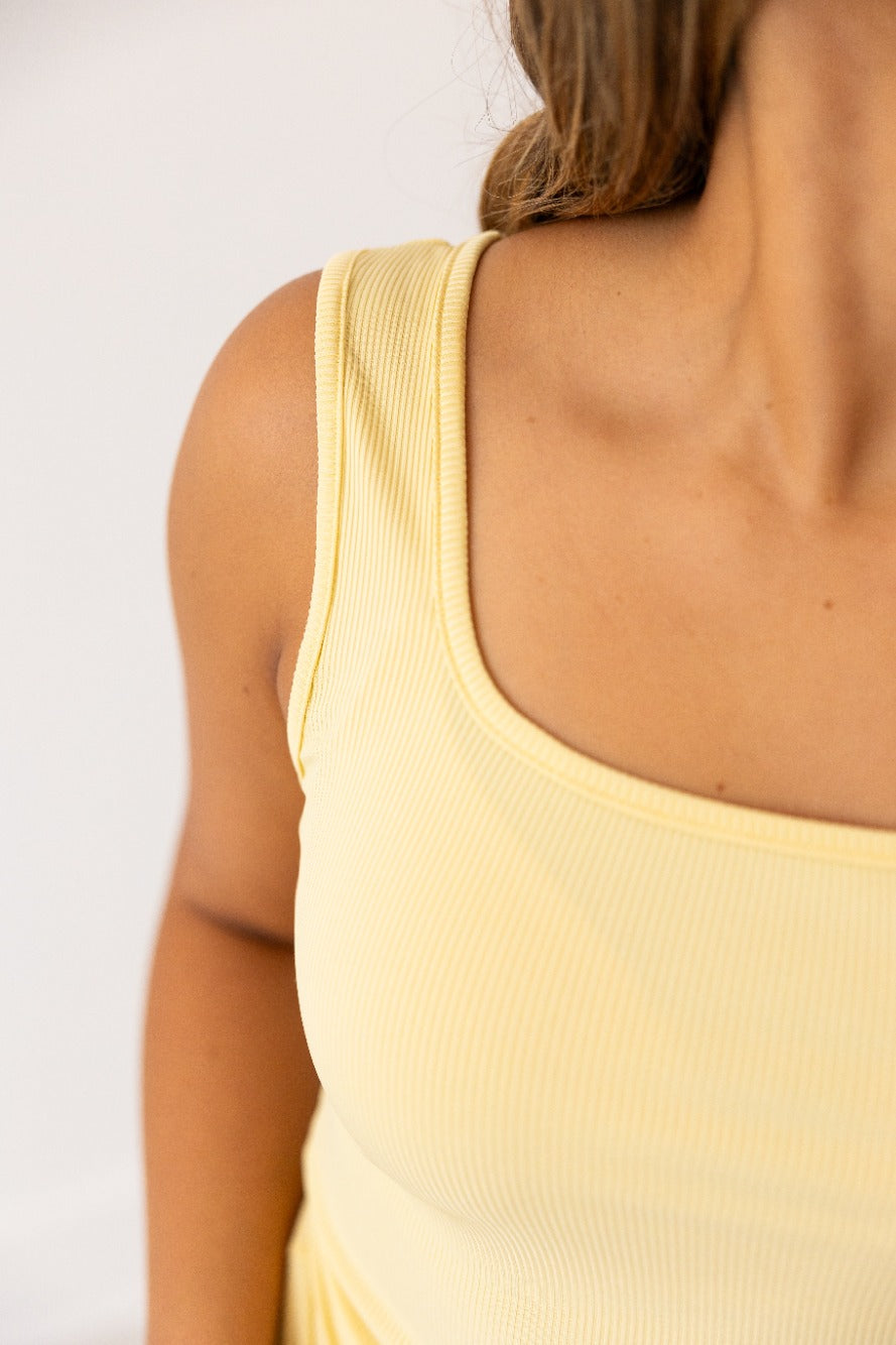 Bella Tank Top, Yellow
