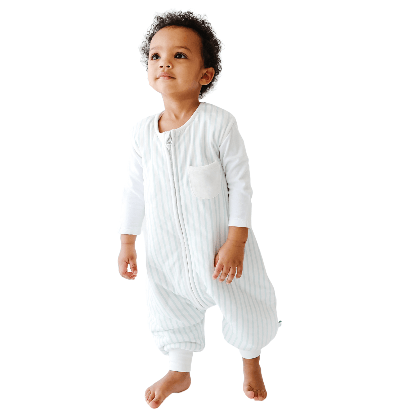 Dreamsuit | Striped Minty Green | 1.5 TOG