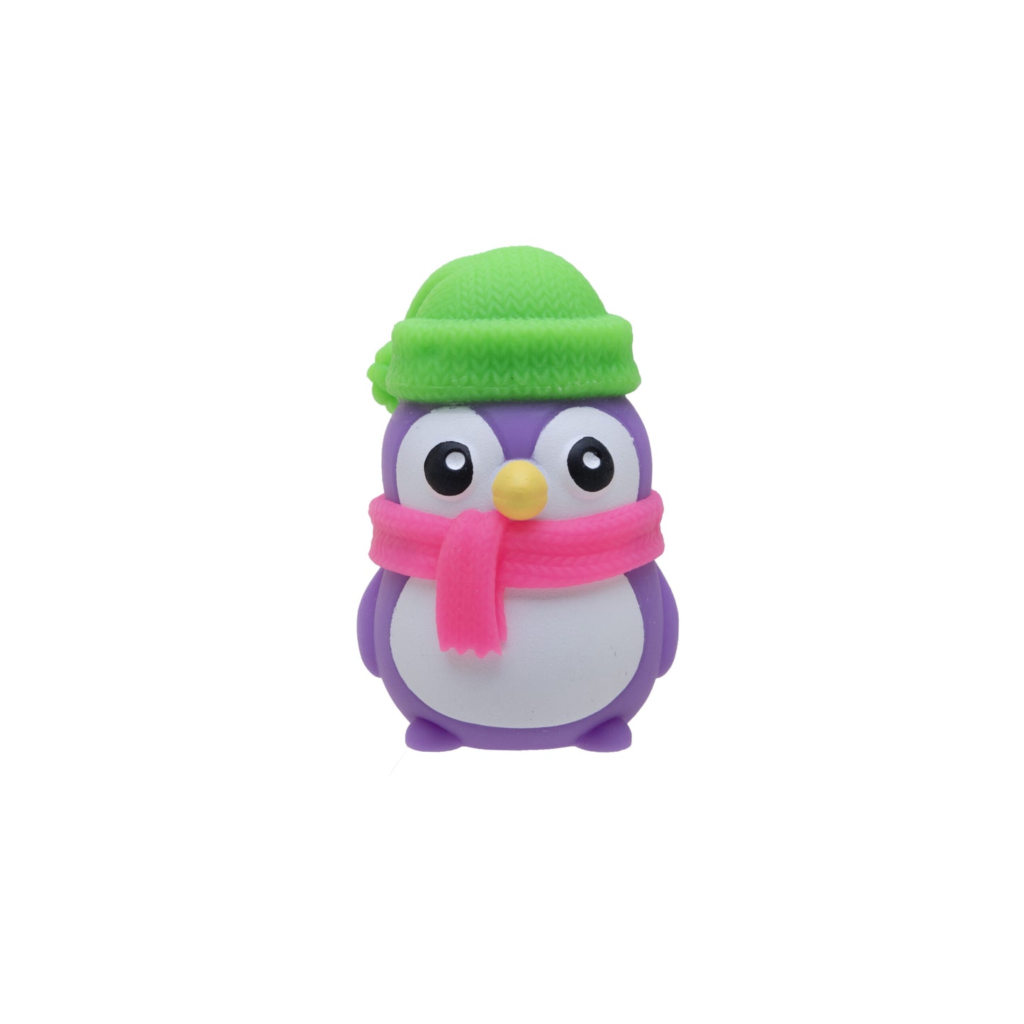 NeeDoh Polar Glow Penguin – Glow-in-the-Dark Holiday Squishy Toy