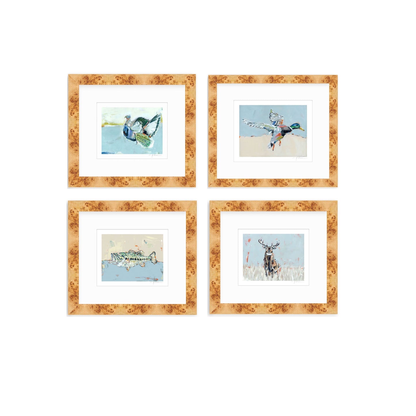 Southern Raised Mallard Fish Deer Turkey Fine Art Print