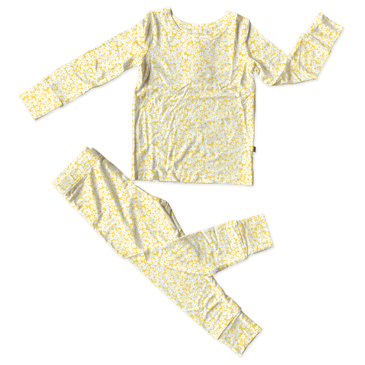 Stevie Kate Yellow Floral Bamboo 2-Piece Set (Pre-Order)