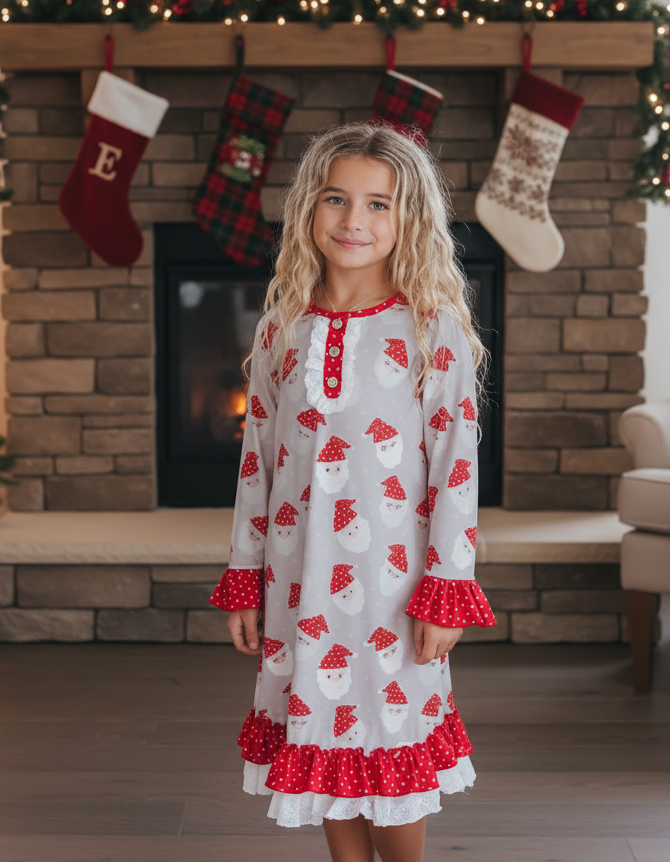 Santa Beard Lounge Gown