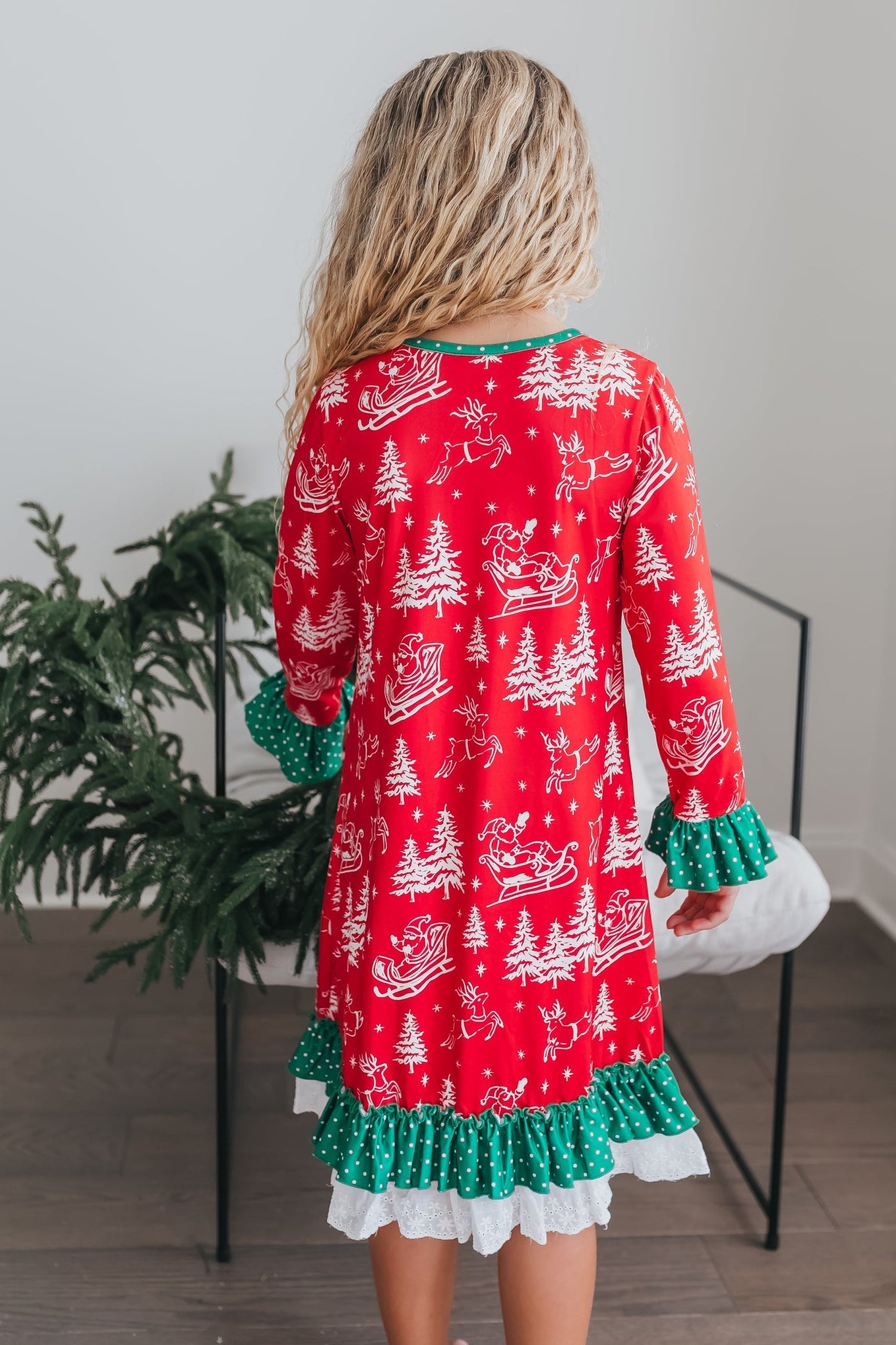 Santa Sled Lounge Gown