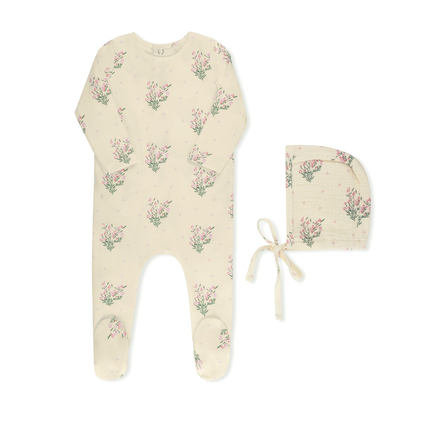Scattered Floral Footie