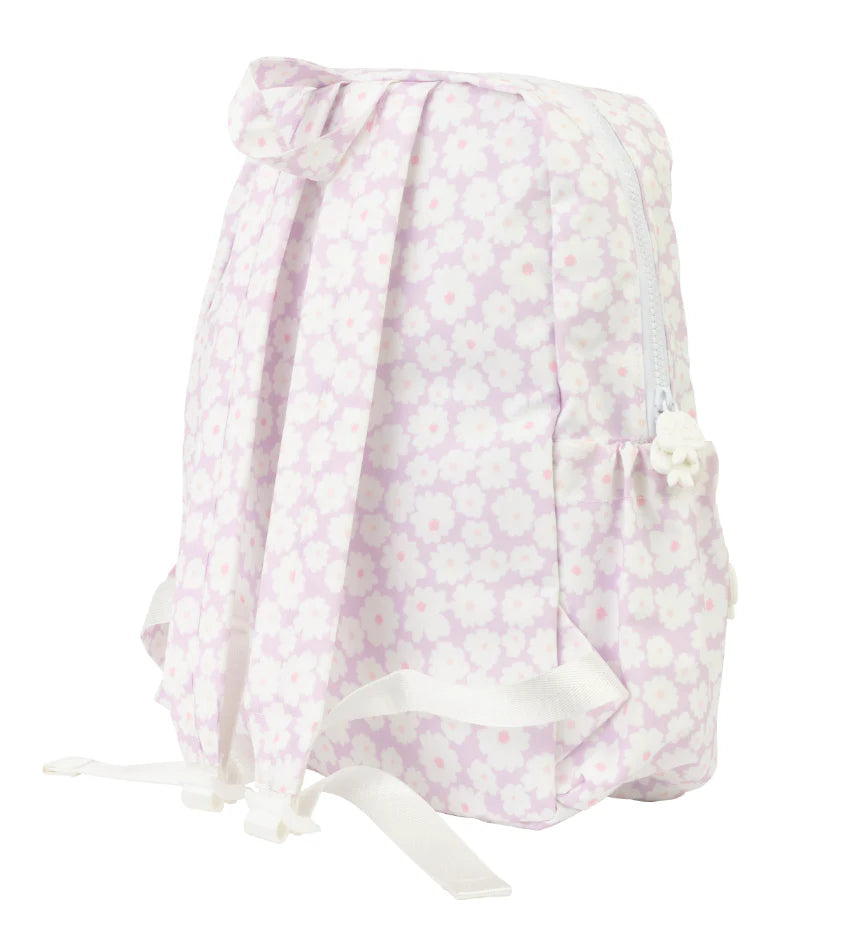 Apple of My Isla Lavender Daisies Wipeable Backpack | Kids School Backpack | Bossier City, LA