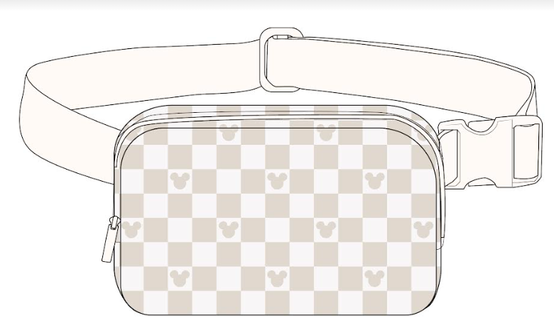 Neutral Checks Magical Belt Bag