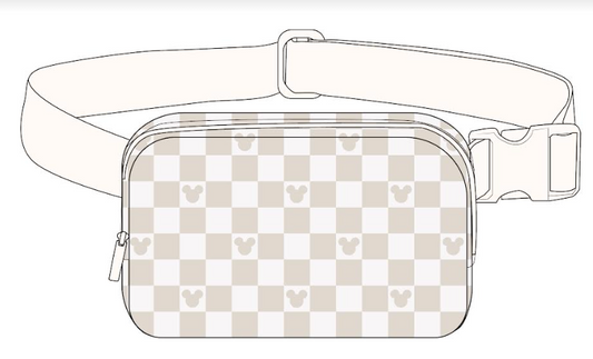 Neutral Checks Magical Belt Bag
