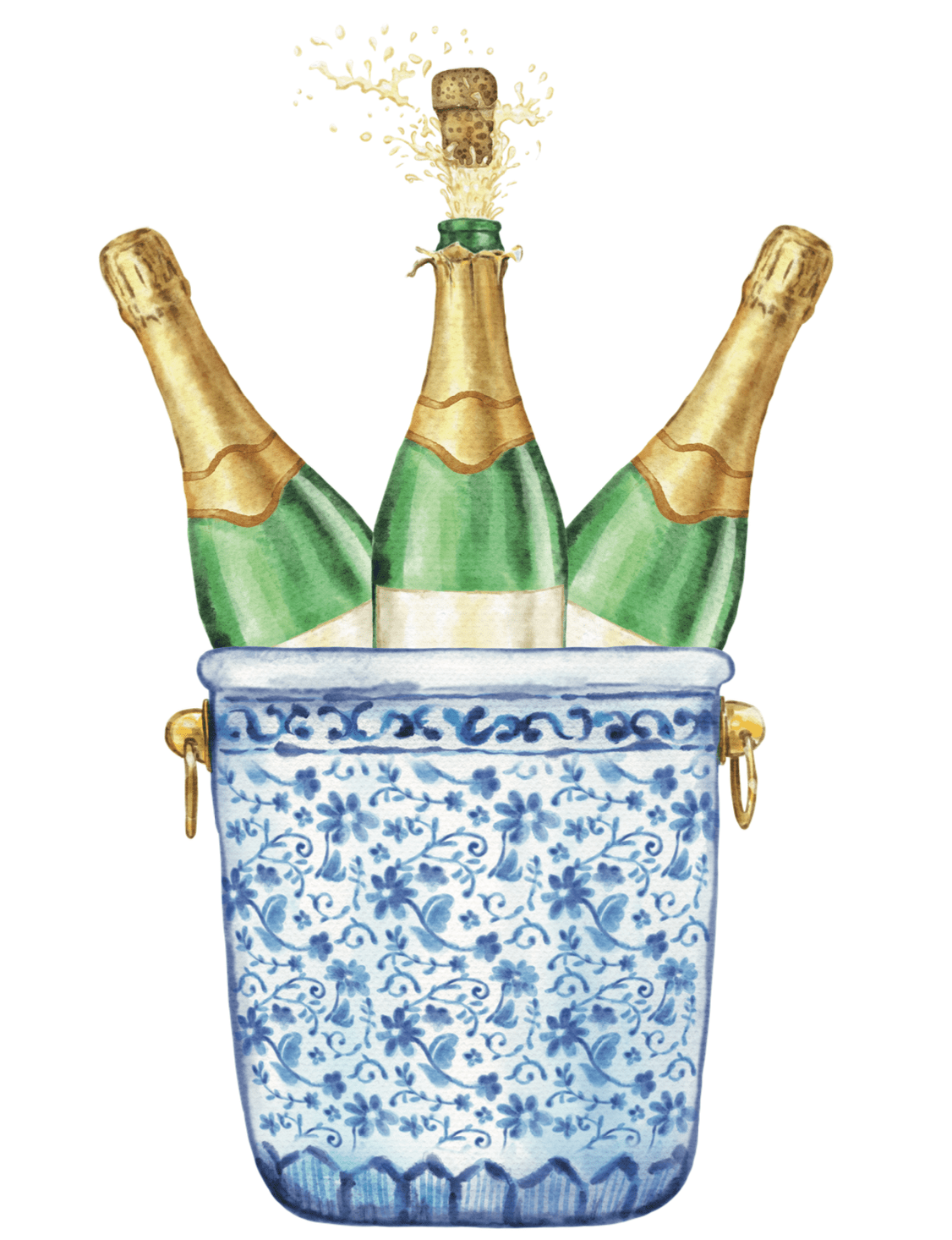 Pop the Bubbly Door Hanger