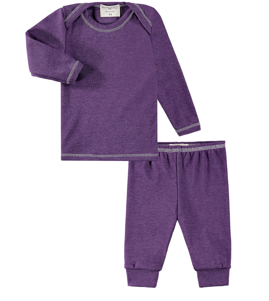 Rib Beanie, Lap Tee and Legging Set