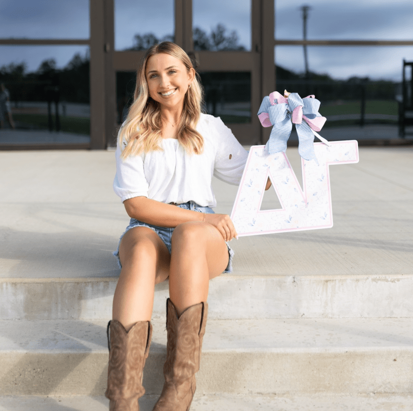 Delta Gamma Door Hanger