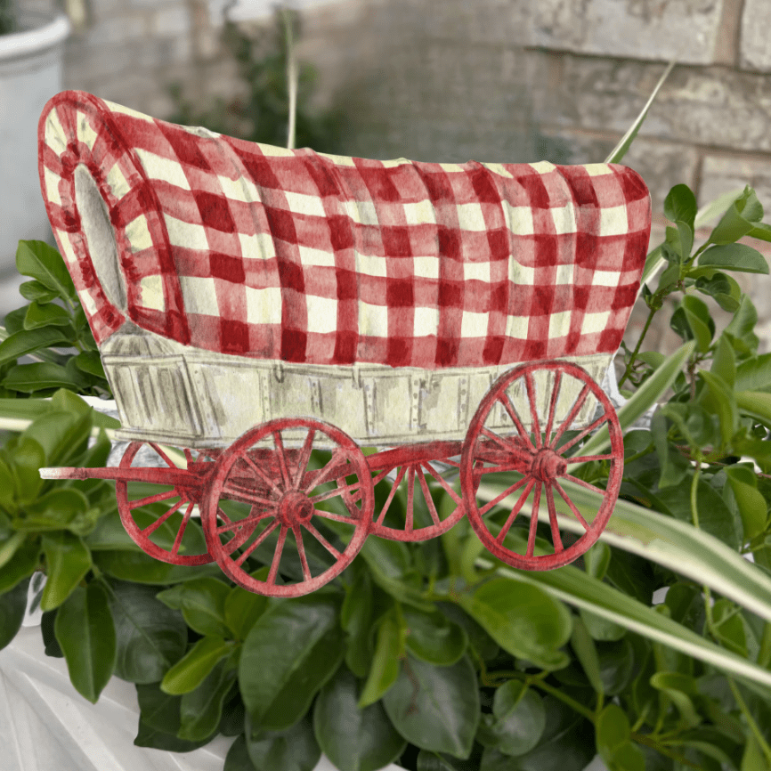 Wagon Garden Stake