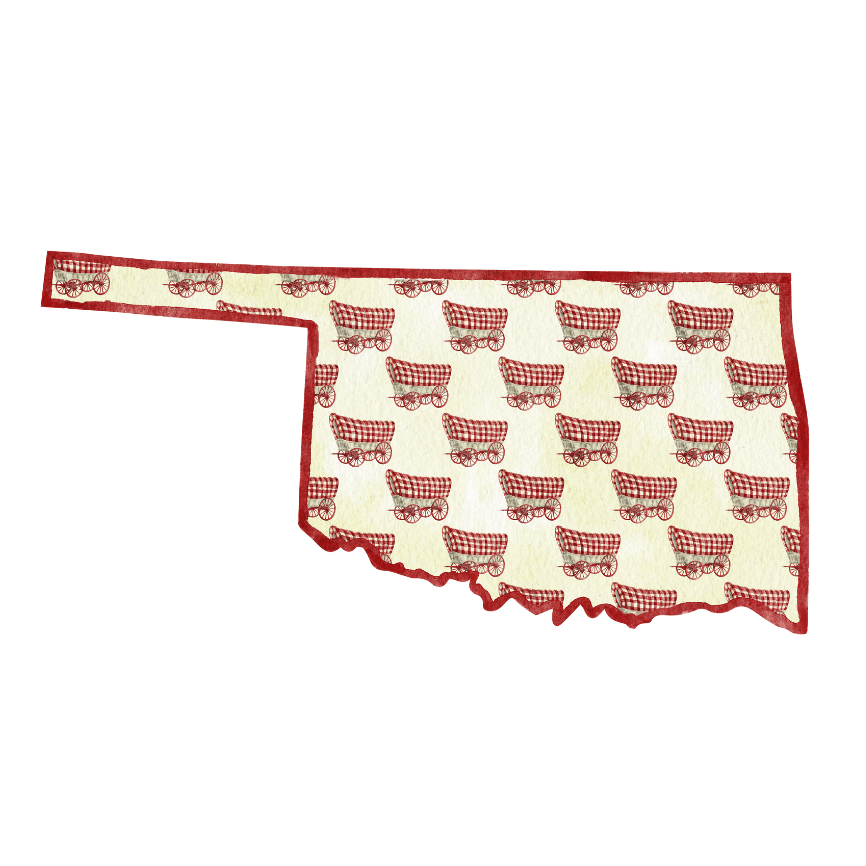 Wagon Patterned Door Hanger