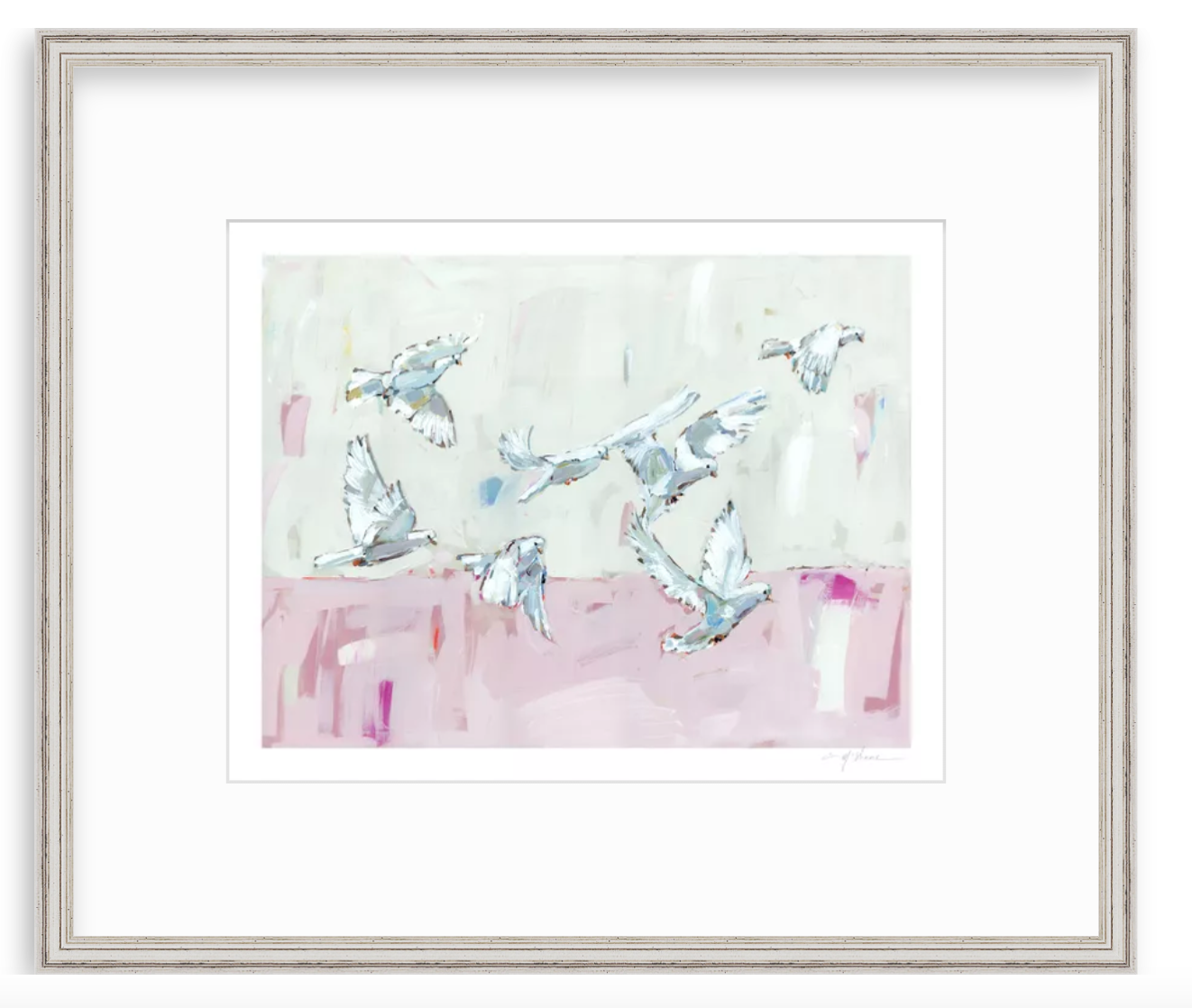 Peace On Earth I Doves Fine Art Print