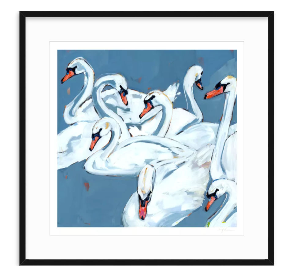 Swan Lake Swan Fine Art Print