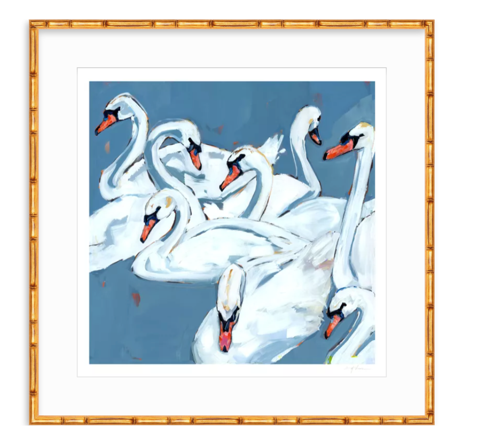 Swan Lake Swan Fine Art Print
