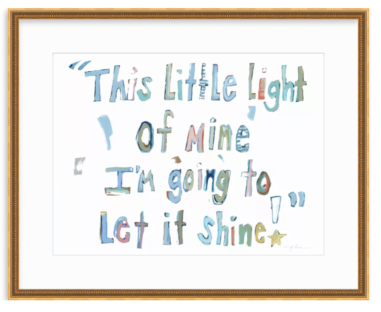 Light Of Mine Fine Art Print