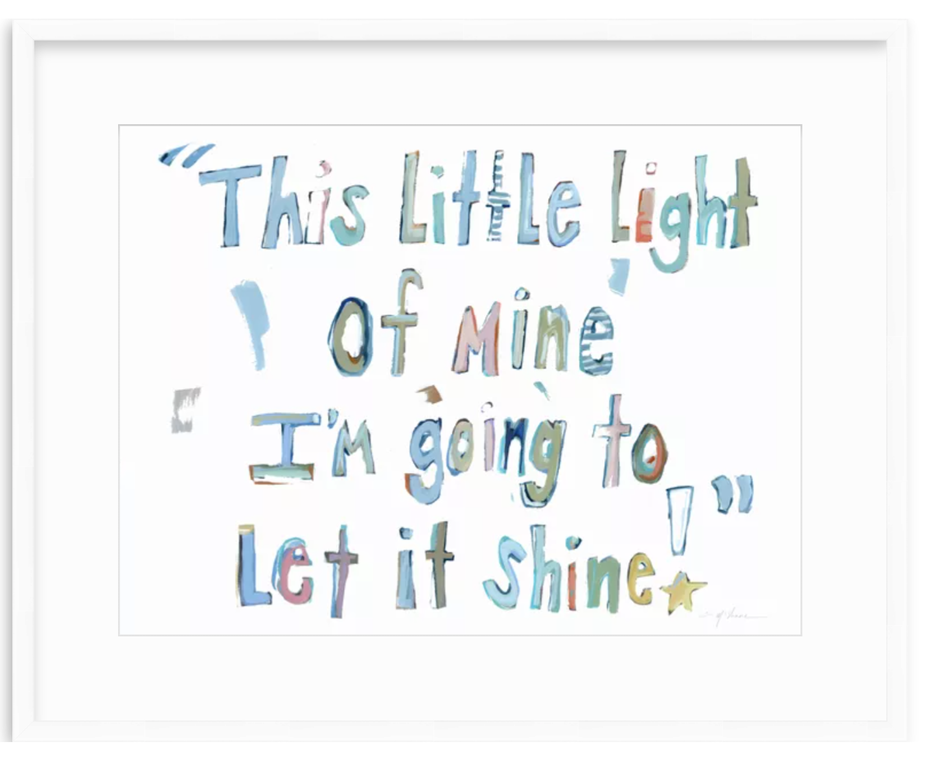 Light Of Mine Fine Art Print