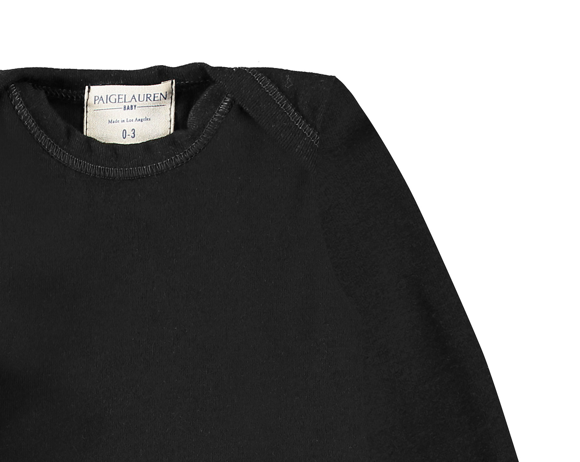 Rib Lap Tee Footie Pajama