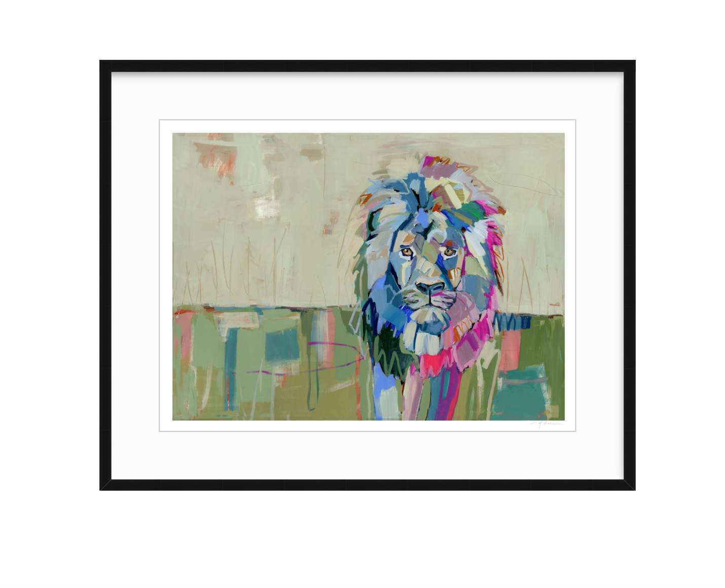 The Noble Lion Fine Art Print