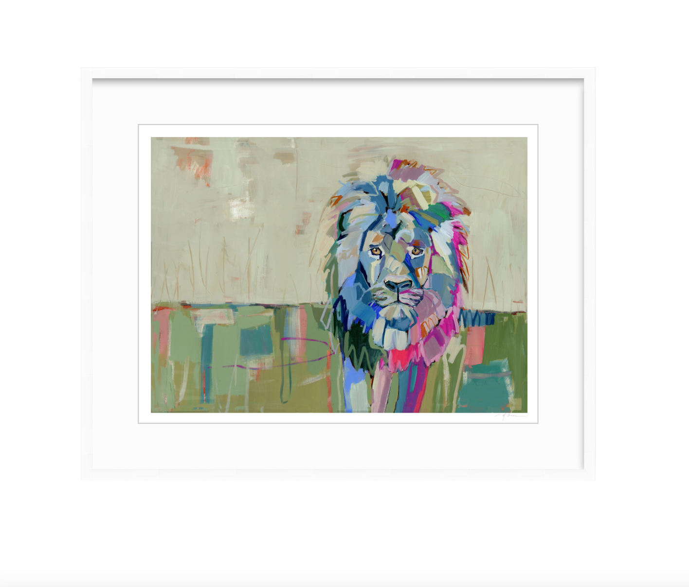 The Noble Lion Fine Art Print