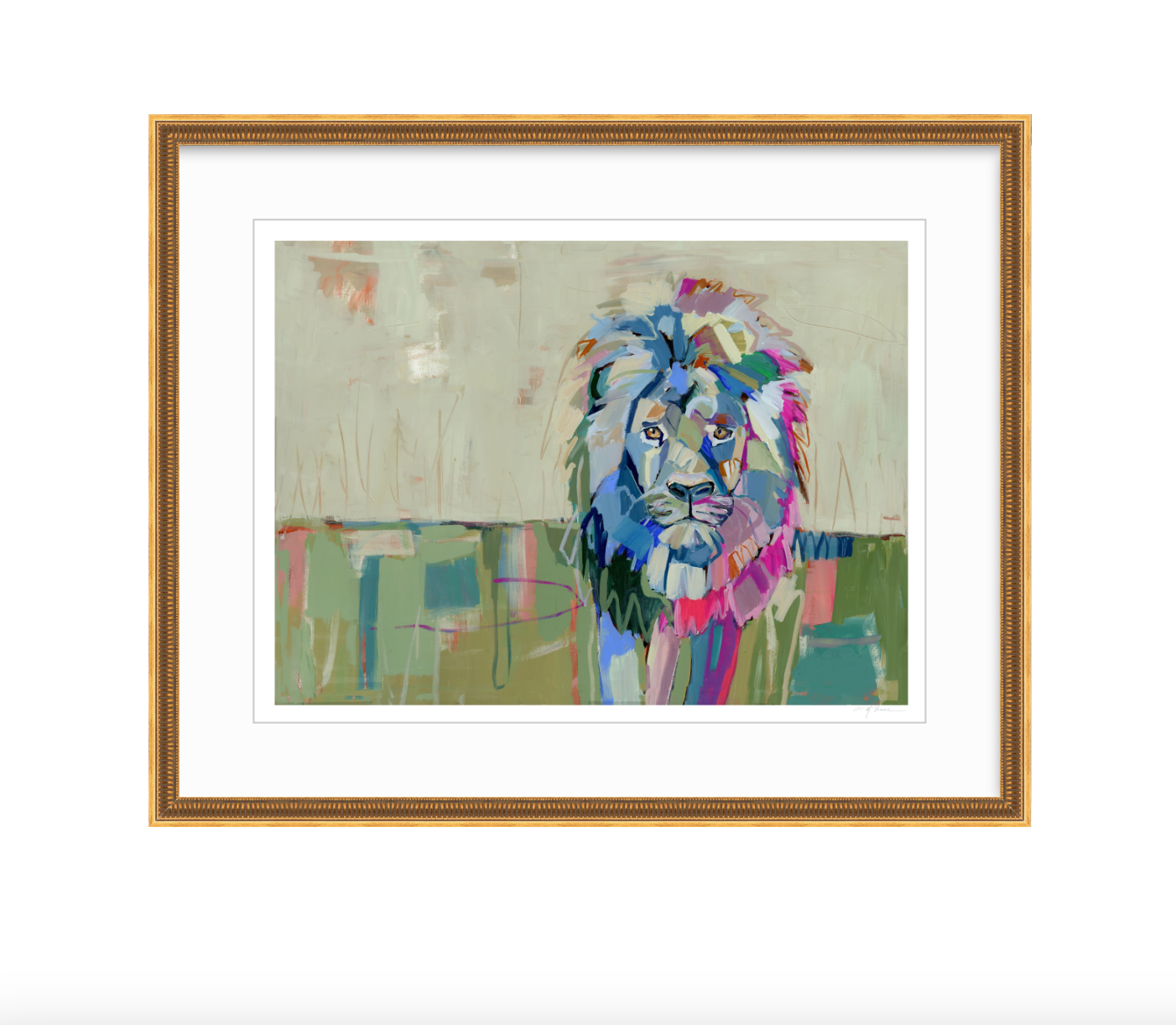 The Noble Lion Fine Art Print