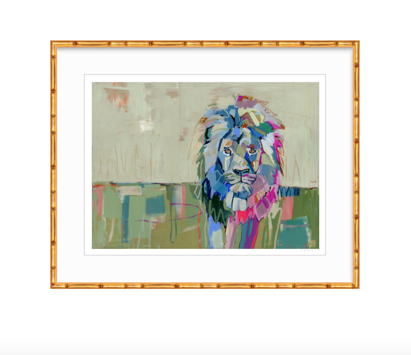 The Noble Lion Fine Art Print