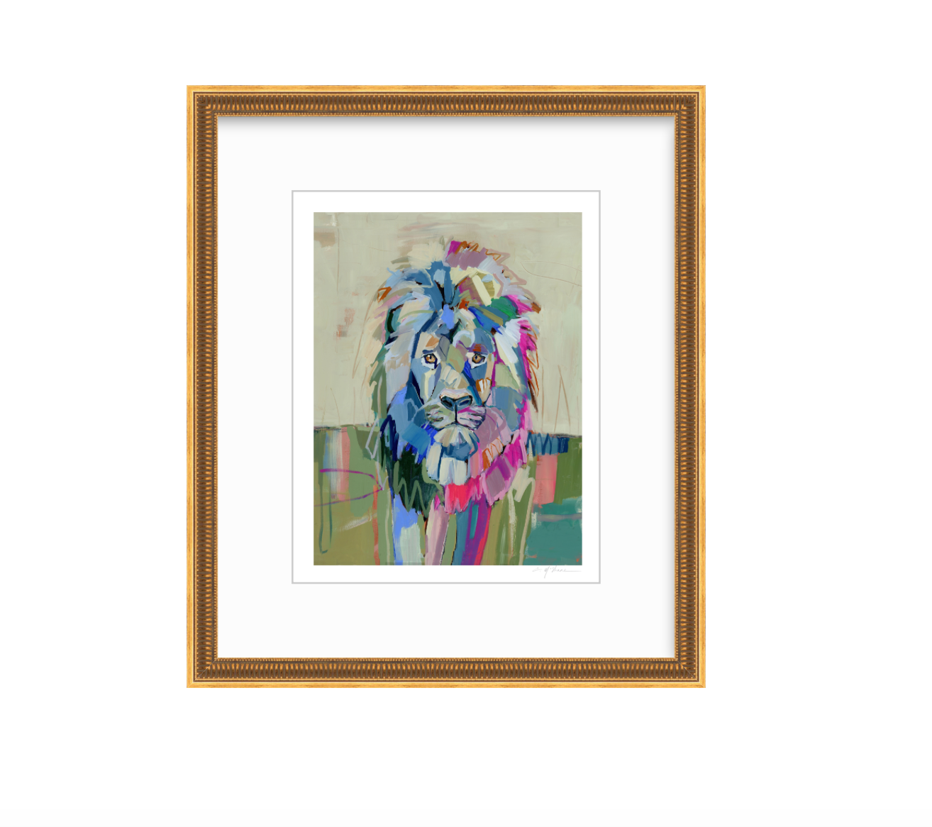The Noble Lion Fine Art Print