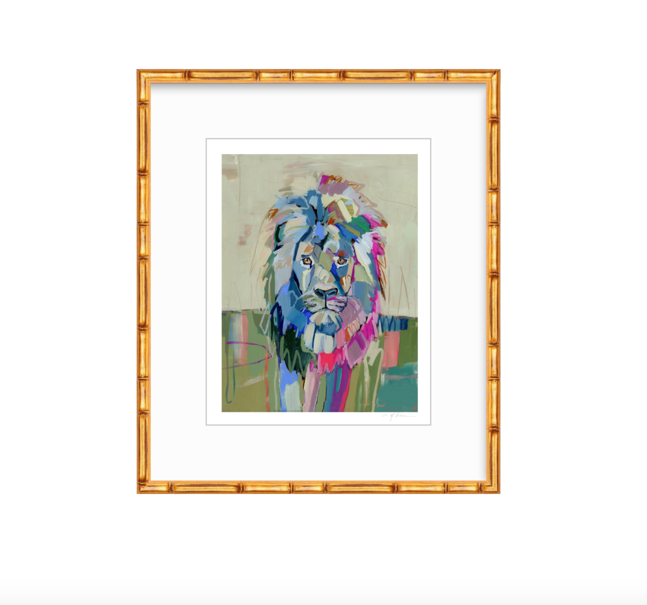 The Noble Lion Fine Art Print