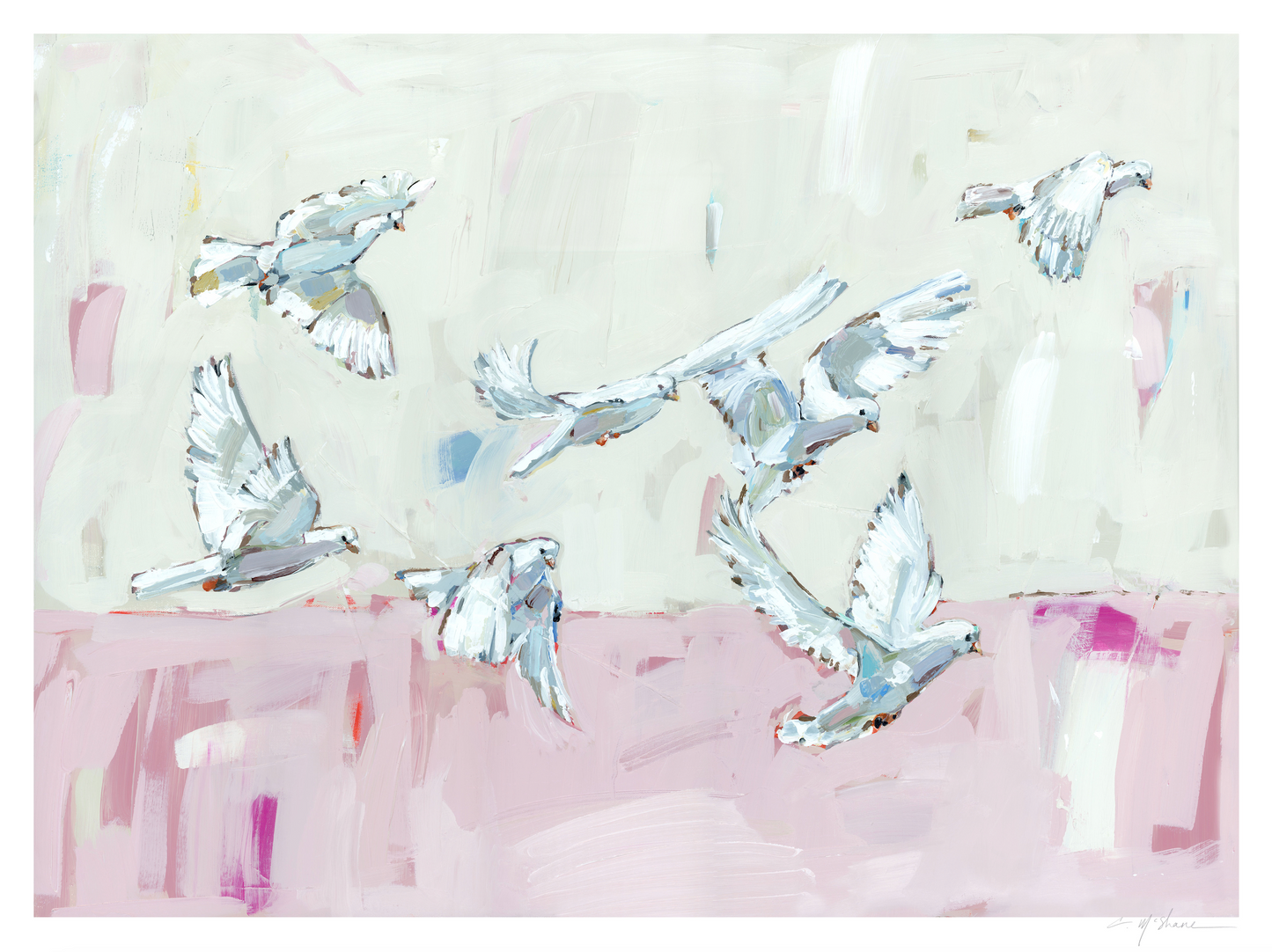 Peace On Earth I Doves Fine Art Print