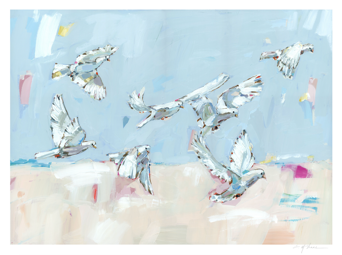 Peace On Earth II Doves Fine Art Print