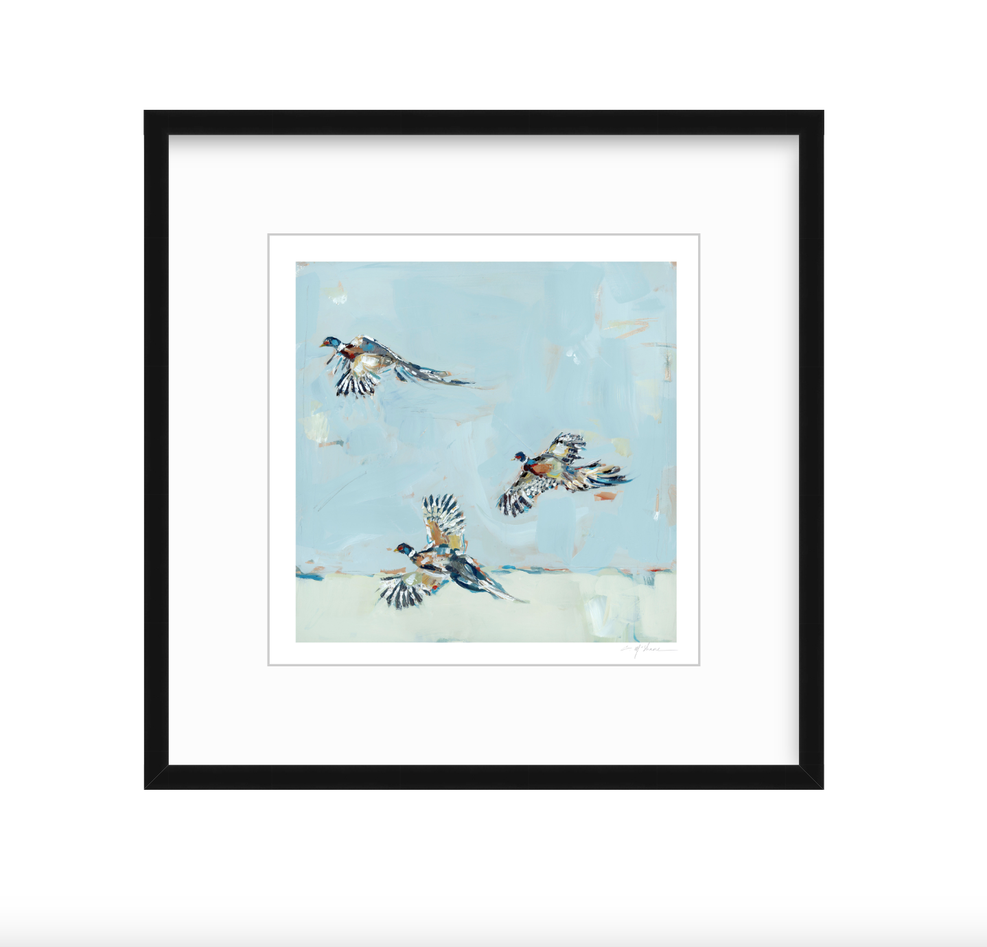 Pheasantly Surpised Pheasant Fine Art Print