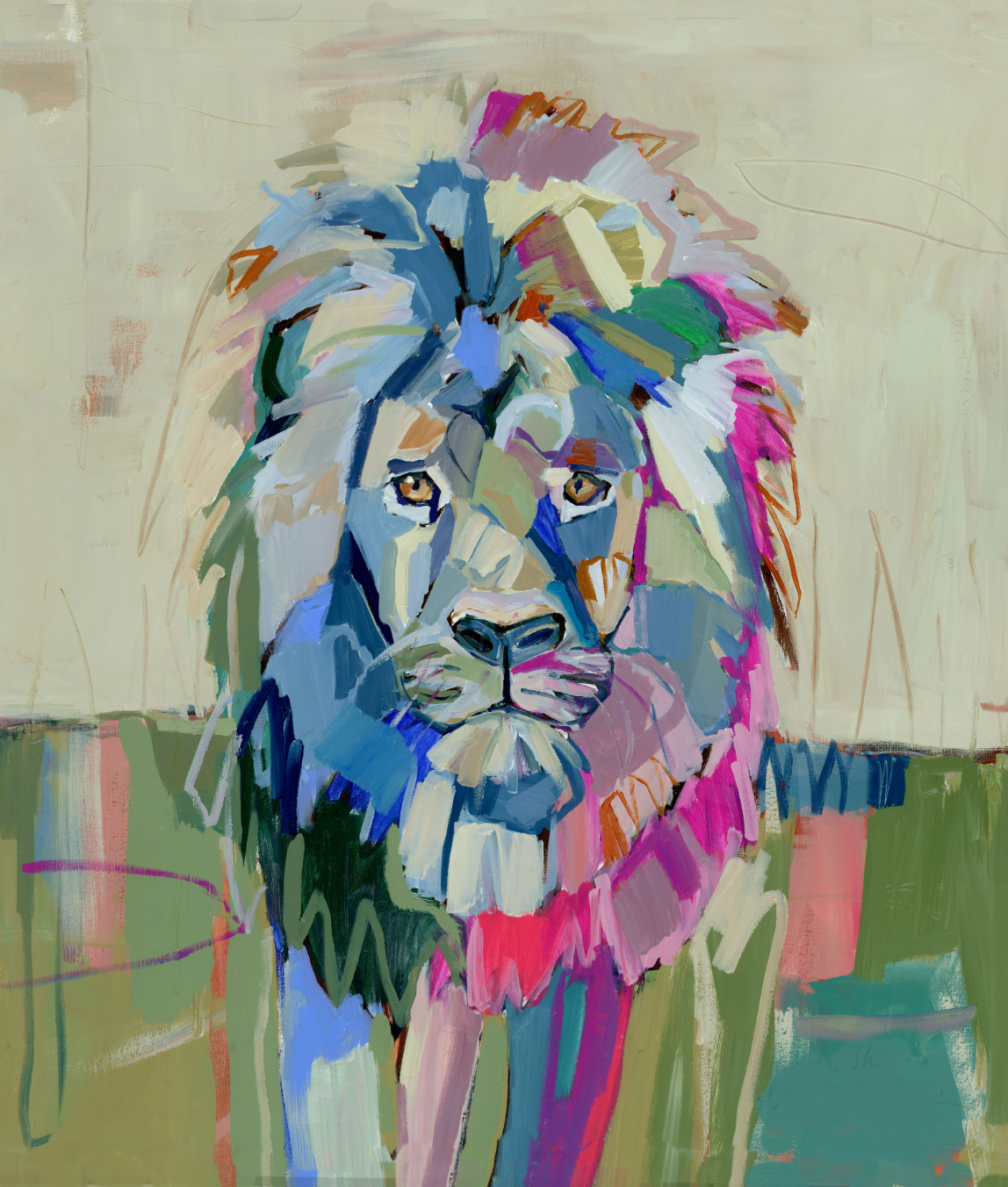 The Noble Lion Fine Art Print