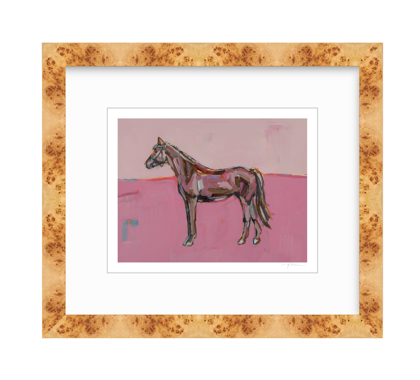 Rose in the Dust Horse Fine Art Print