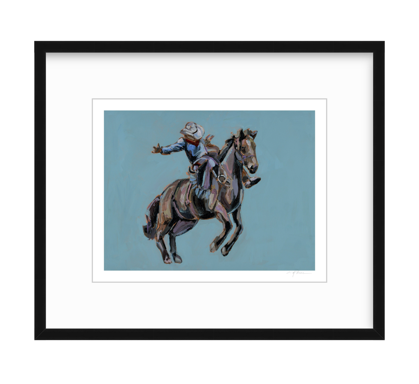 Rodeo Cowboy Fine Art Print