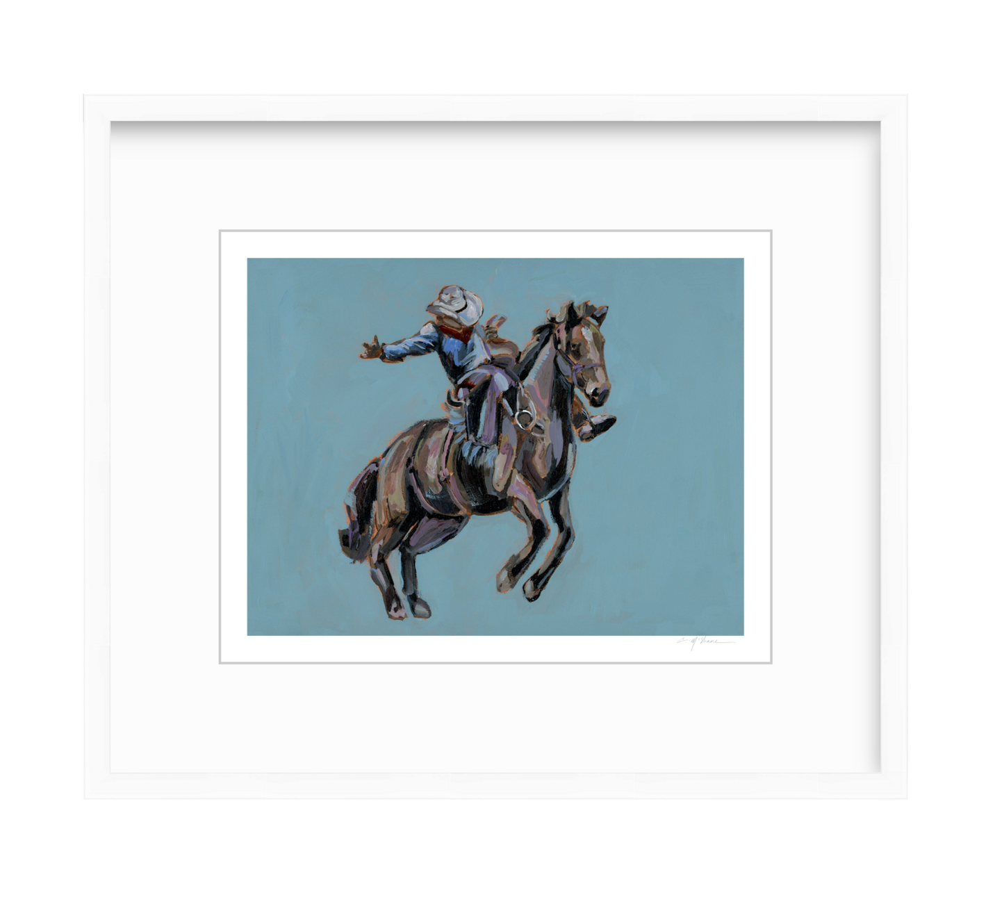Rodeo Cowboy Fine Art Print
