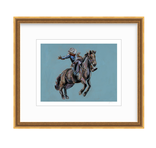 Rodeo Cowboy Fine Art Print
