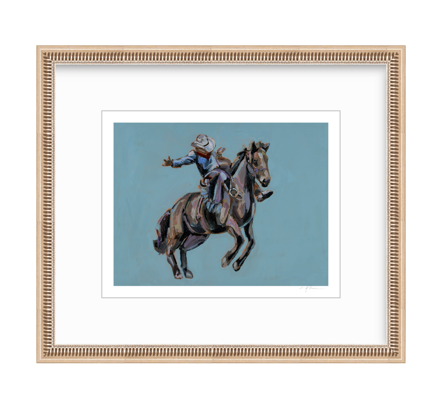 Rodeo Cowboy Fine Art Print