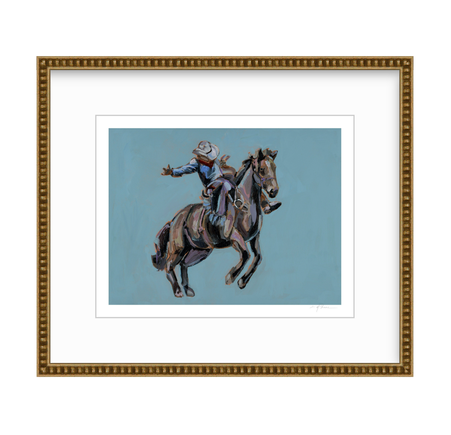 Rodeo Cowboy Fine Art Print