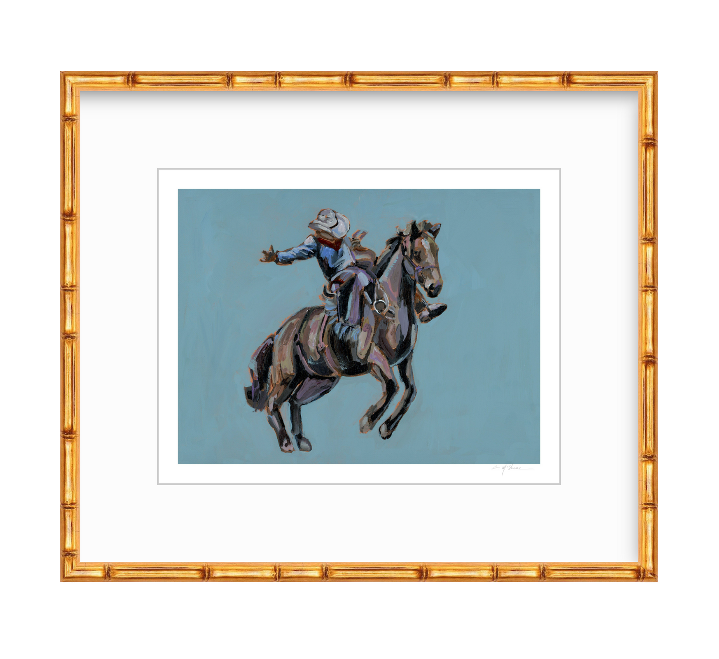 Rodeo Cowboy Fine Art Print
