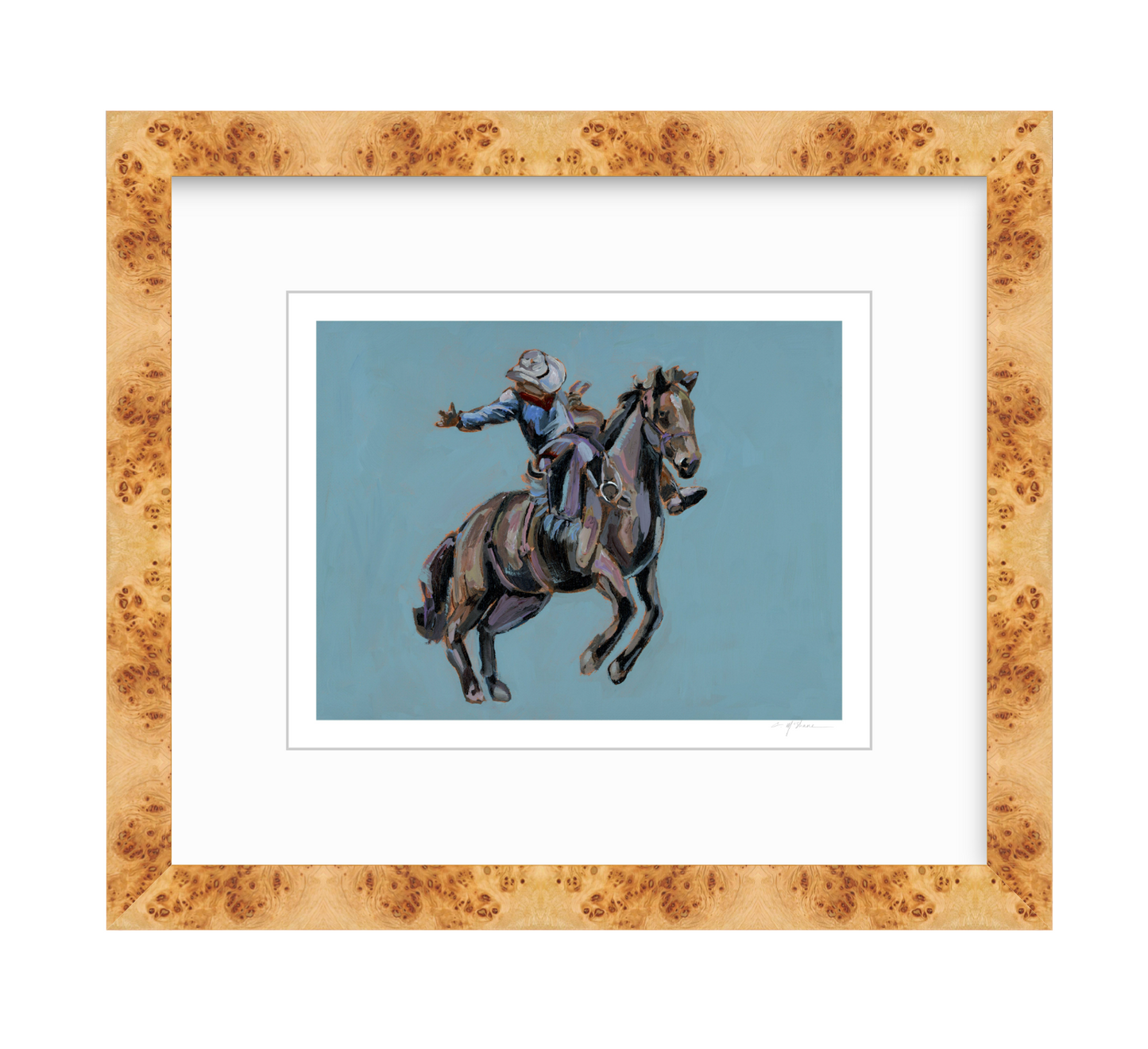 Rodeo Cowboy Fine Art Print