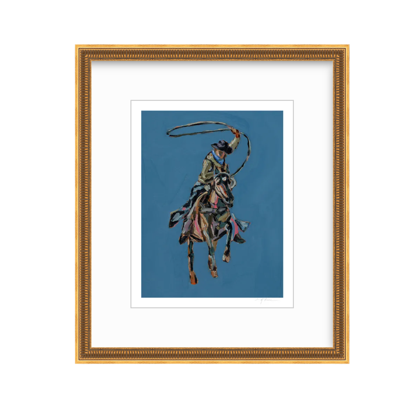 Rodeo Roper Fine Art Print