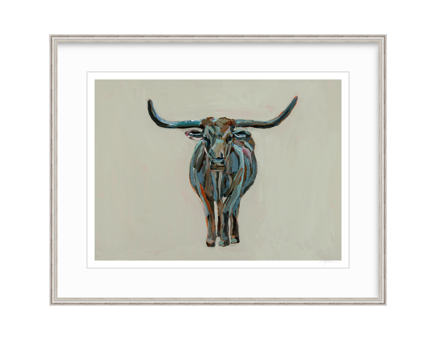 True Grit Longhorn Fine Art Print