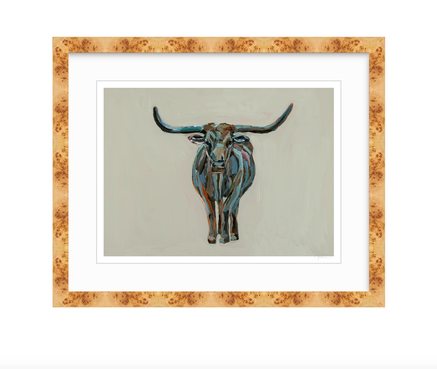 True Grit Longhorn Fine Art Print