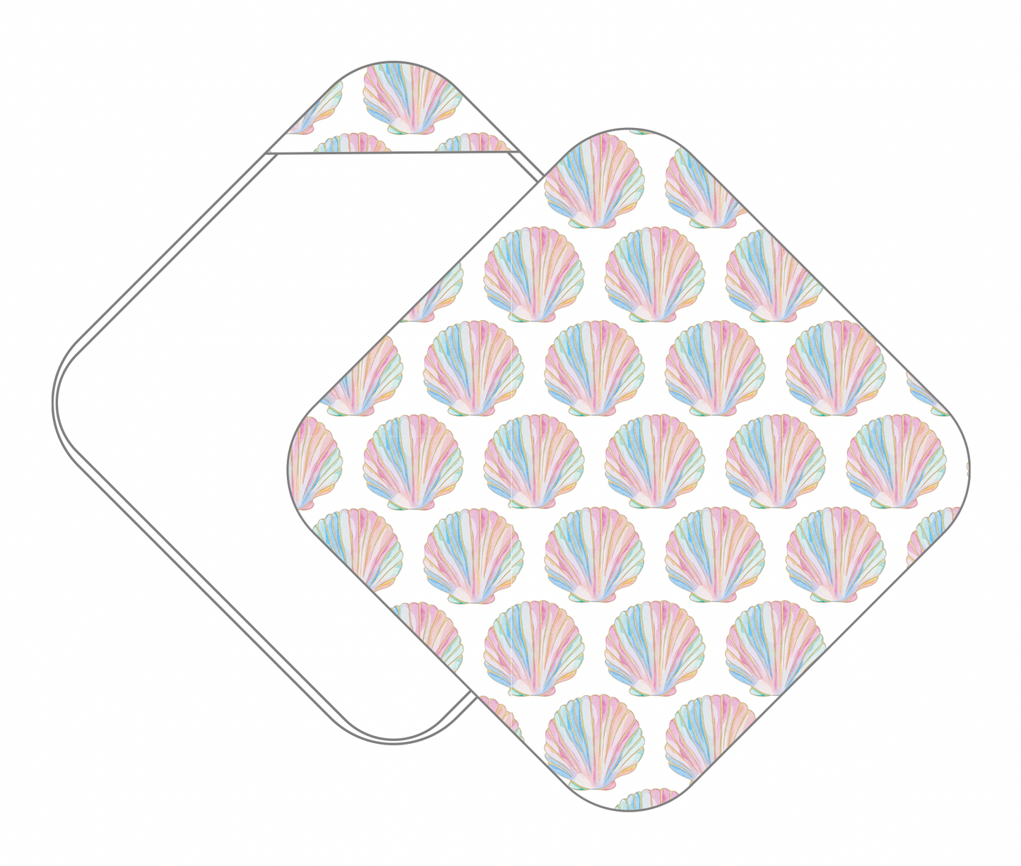 Shell Yeah! Muslin Hooded Baby Towel (Pre-Order Arriving Spring 2026)