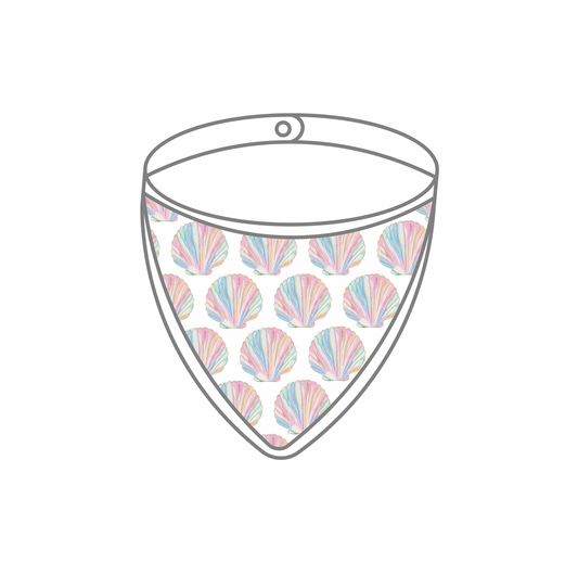 Shell Yeah! Organic Muslin Bib (Pre-Order Arriving Spring 2026)