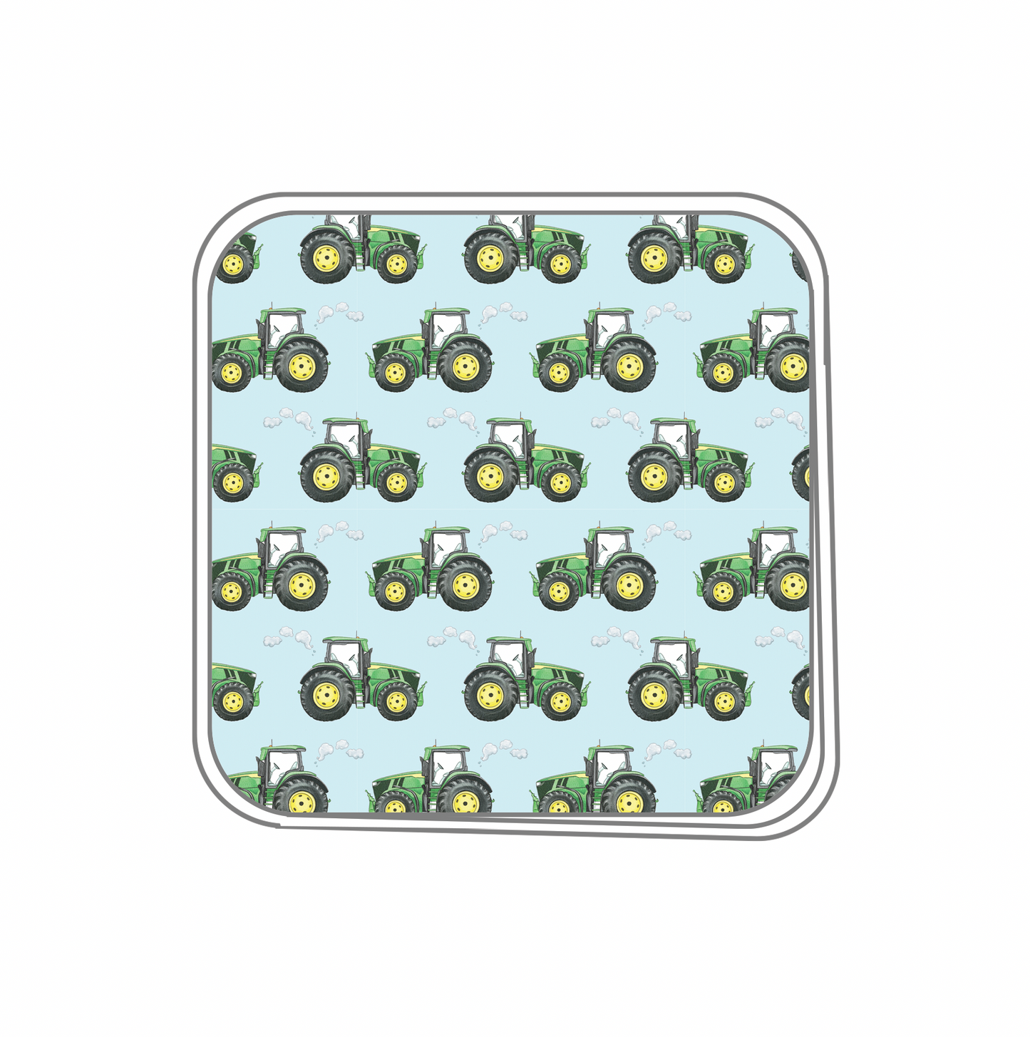 Toot, Toot, Tractor! Muslin Hooded Baby Towel (Pre-Order Arriving Spring 2026)