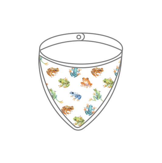 Toadally Cute Organic Muslin Bib (Pre-Order Arriving Spring 2026)