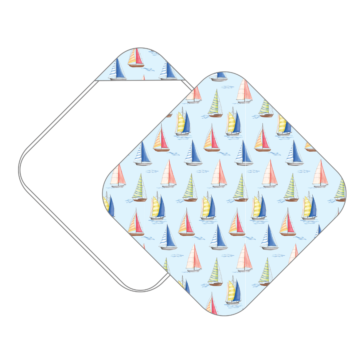 Sea You Soon Muslin Hooded Baby Towel (Pre-Order Arriving Spring 2026)