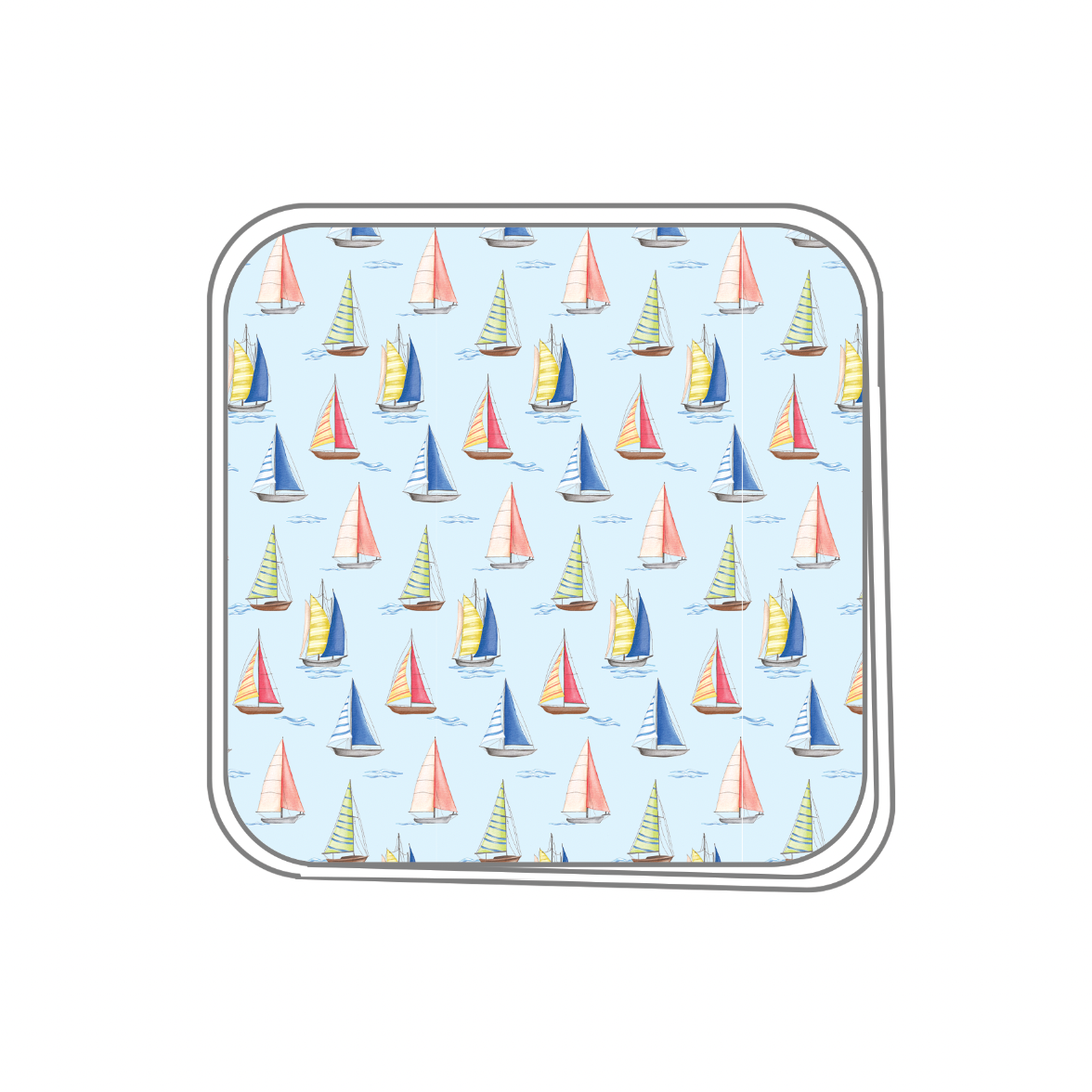 Sea You Soon Organic Muslin Swaddle Blanket (Pre-Order Arriving Spring 2026)