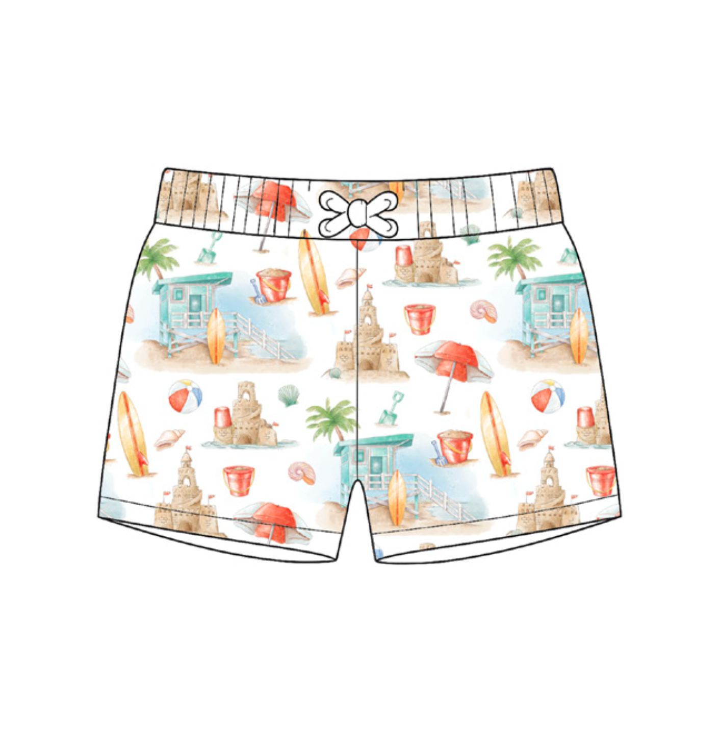 Beach Day Boy's Swim Trunks (Pre-Order Arriving Spring 2026)